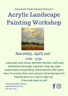 Acrylic Landscape Painting Workshop March